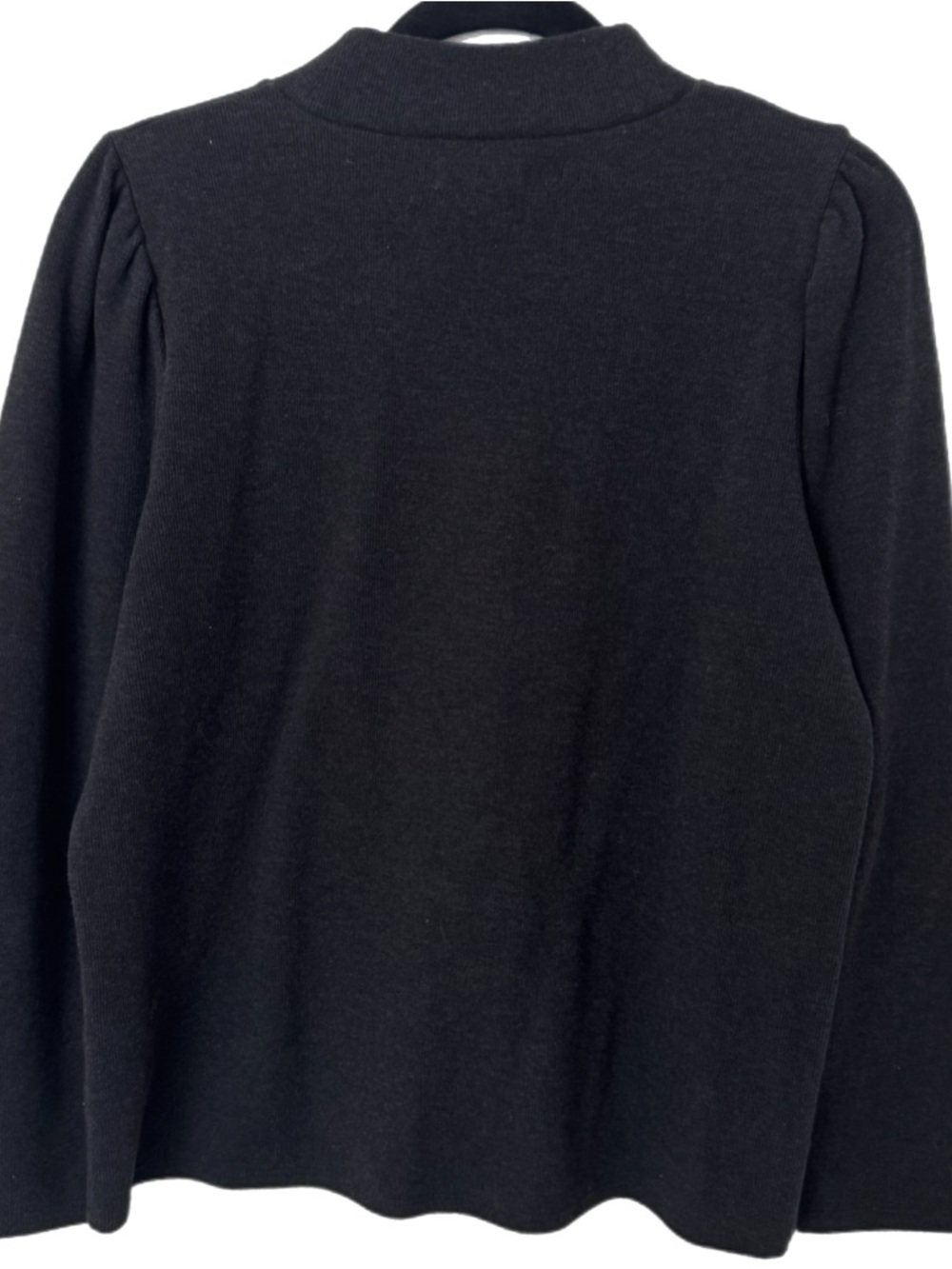 Madewell (Re)sourced Plush Mockneck Puff-Sleeve Top Sz L - Picture 2 of 8